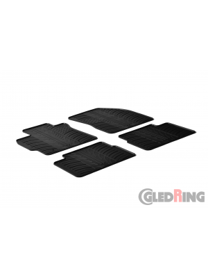 Original Gledring Passform Fußmatten Gummimatten 4 Tlg.+Fixing - Toyota Auris 2007-2012